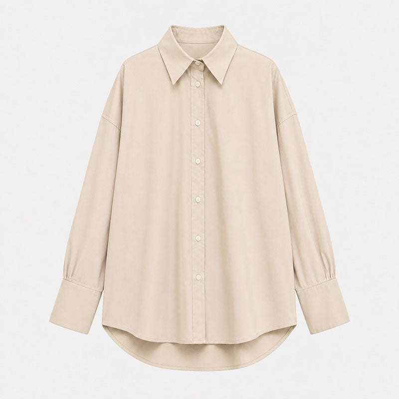 Dettagli Camicia Oversize con Polsino Ampio