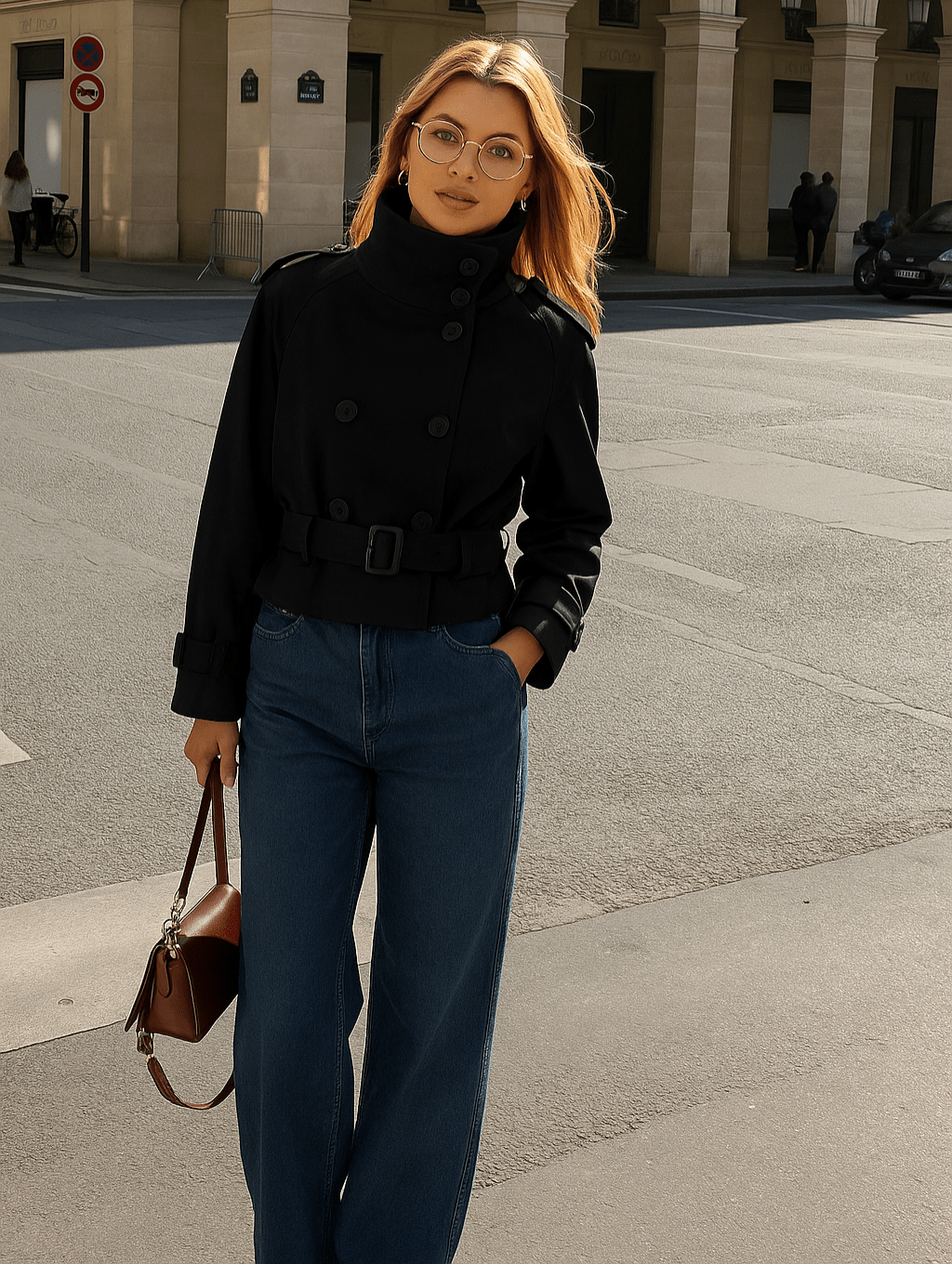 Dettagli Trench Corto Donna dal Design Elegante