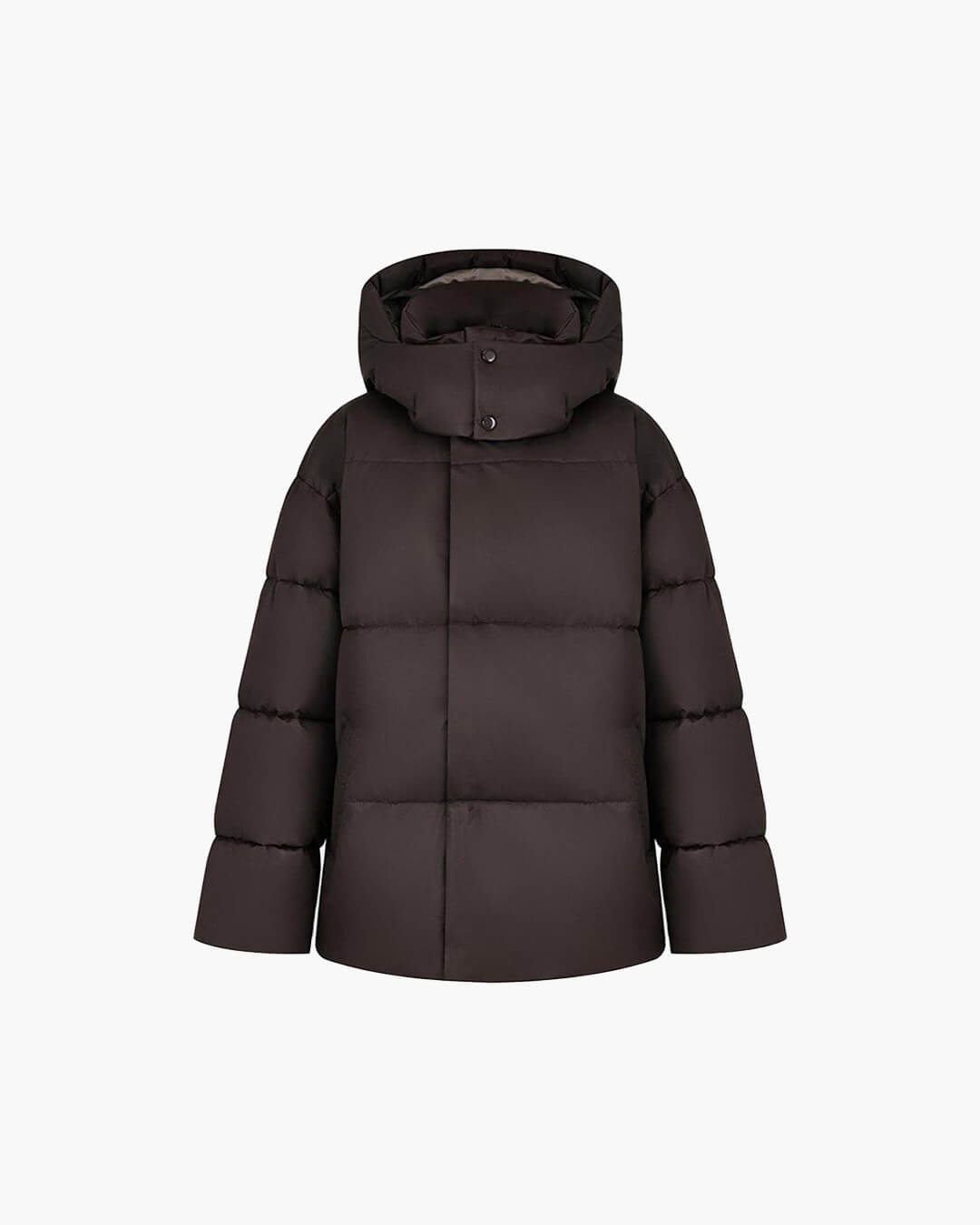 Piumino Donna Oversize con Cappuccio Rimovibile